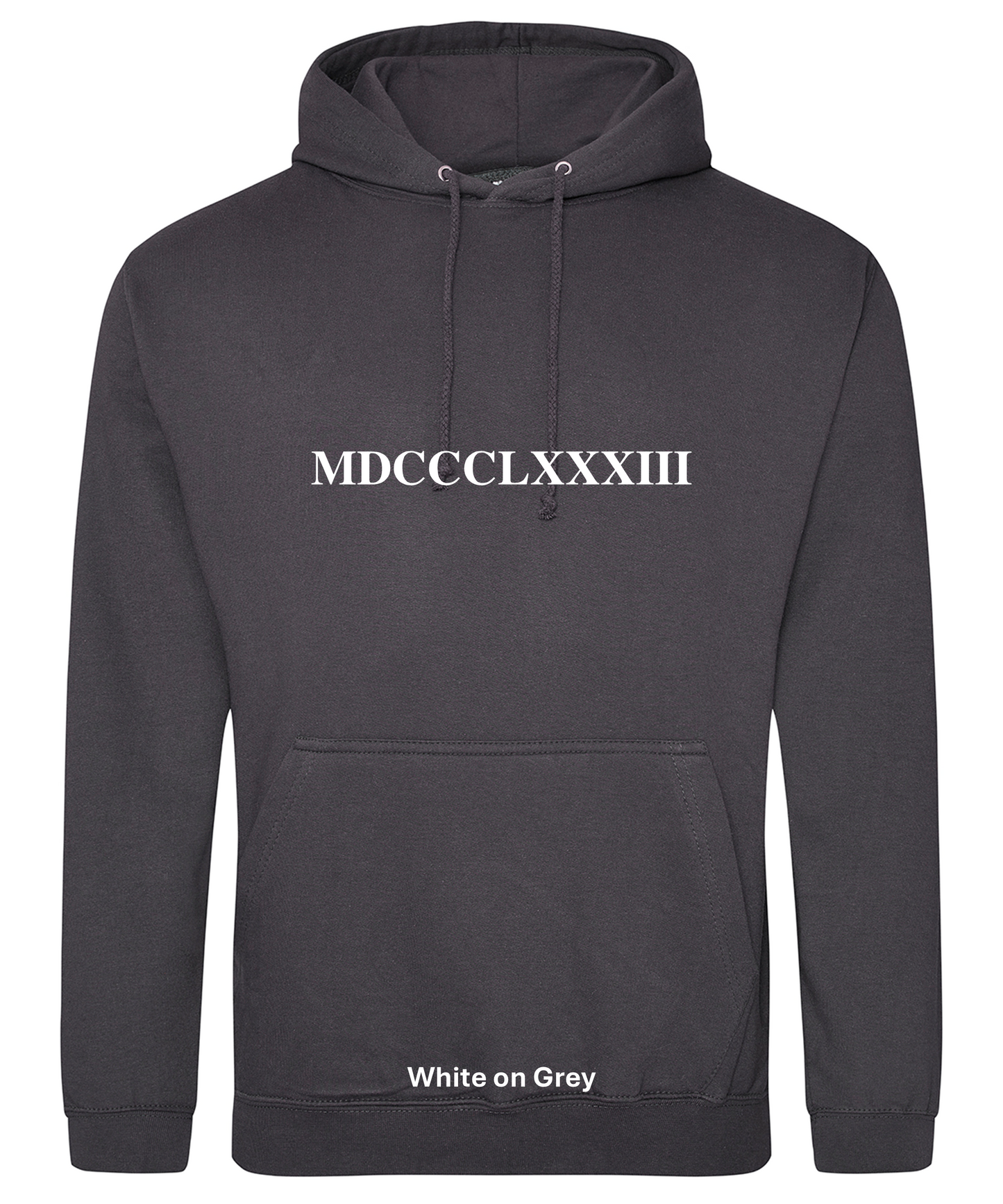 1883 Numerals Hoody - XS - 3XL