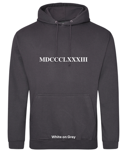 1883 Numerals Hoody - XS - 3XL