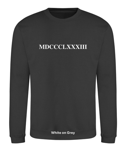 1883 Numerals Sweat - XS - 2XL