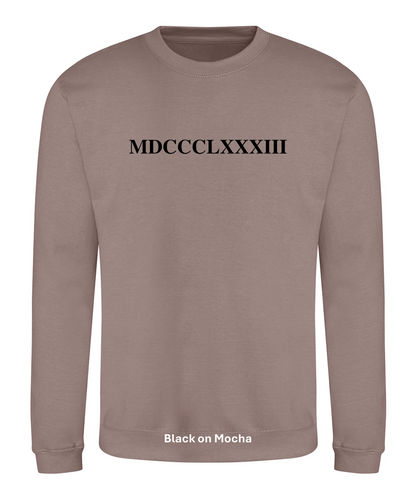 1883 Numerals Sweat - XS - 2XL
