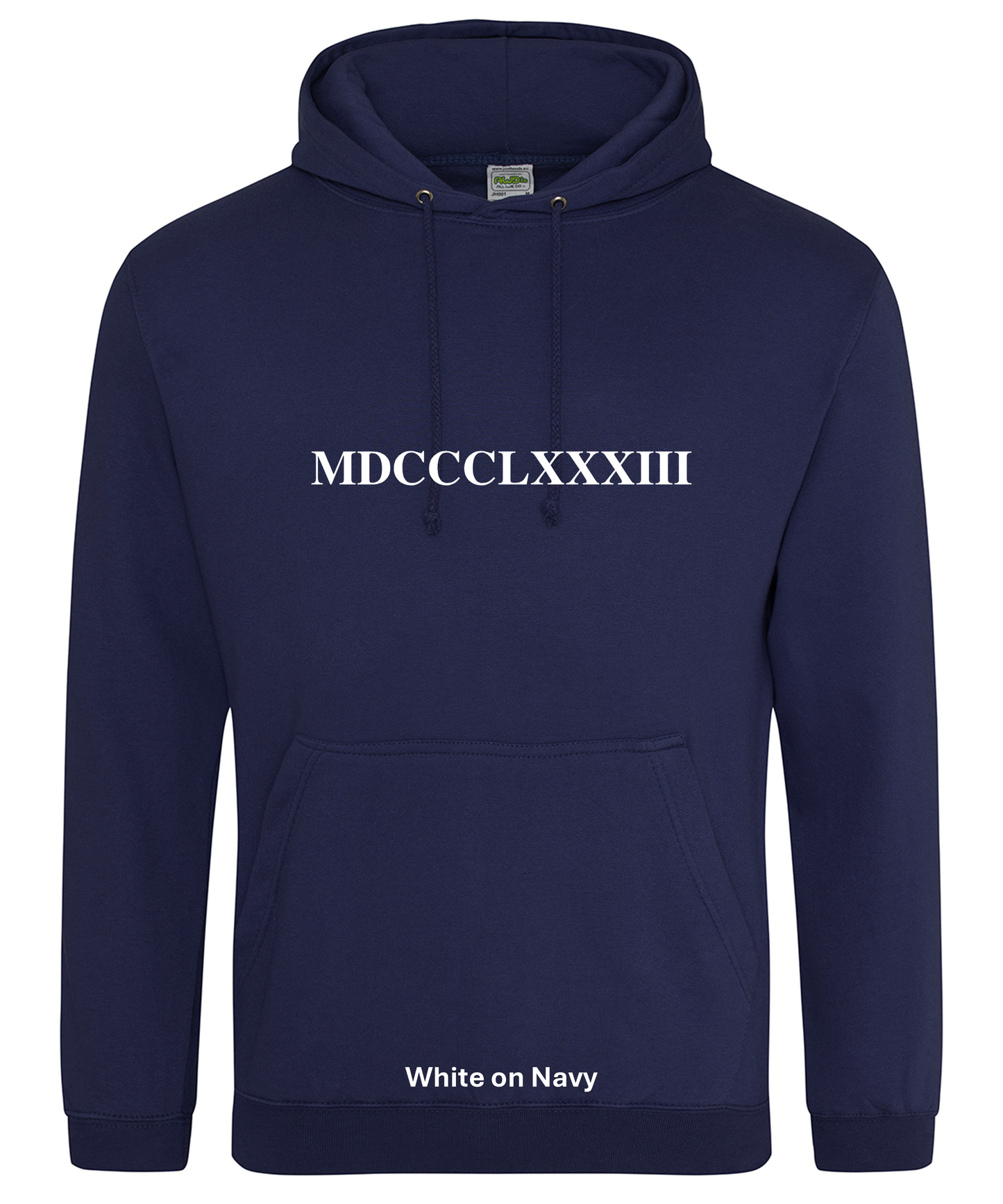 1883 Numerals Hoody - XS - 3XL