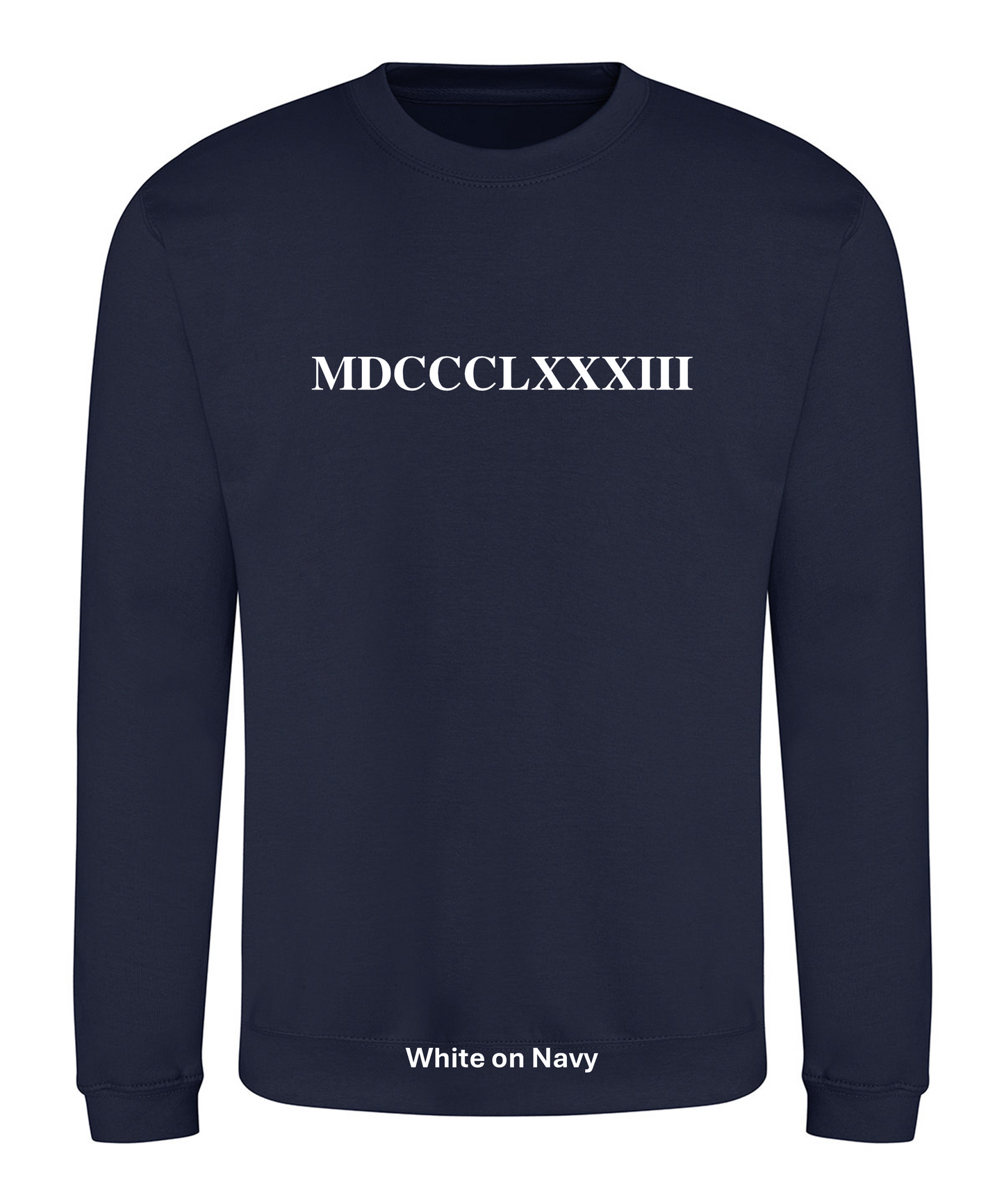 1883 Numerals Sweat - XS - 2XL