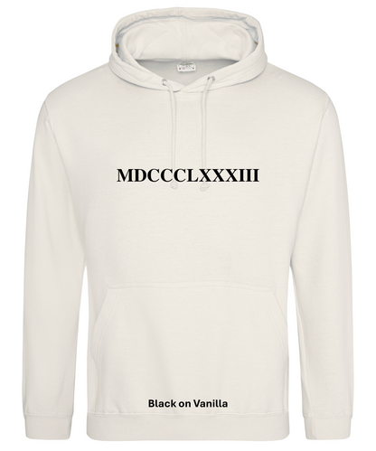 1883 Numerals Hoody - XS - 3XL