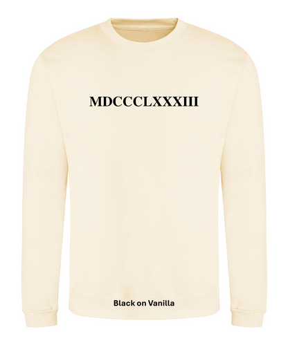 1883 Numerals Sweat - XS - 2XL