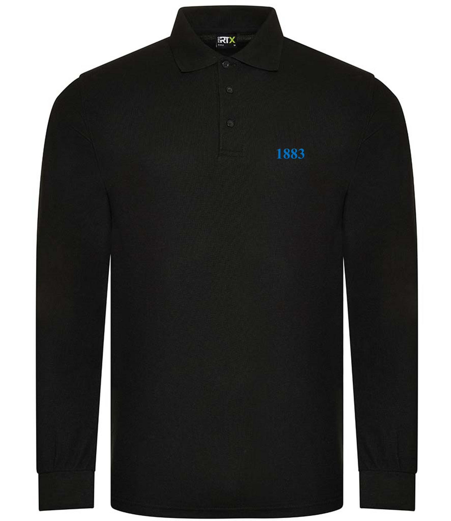 1883 Long Sleeve Fitted Polo (Badge colour option) - Small to 4XL