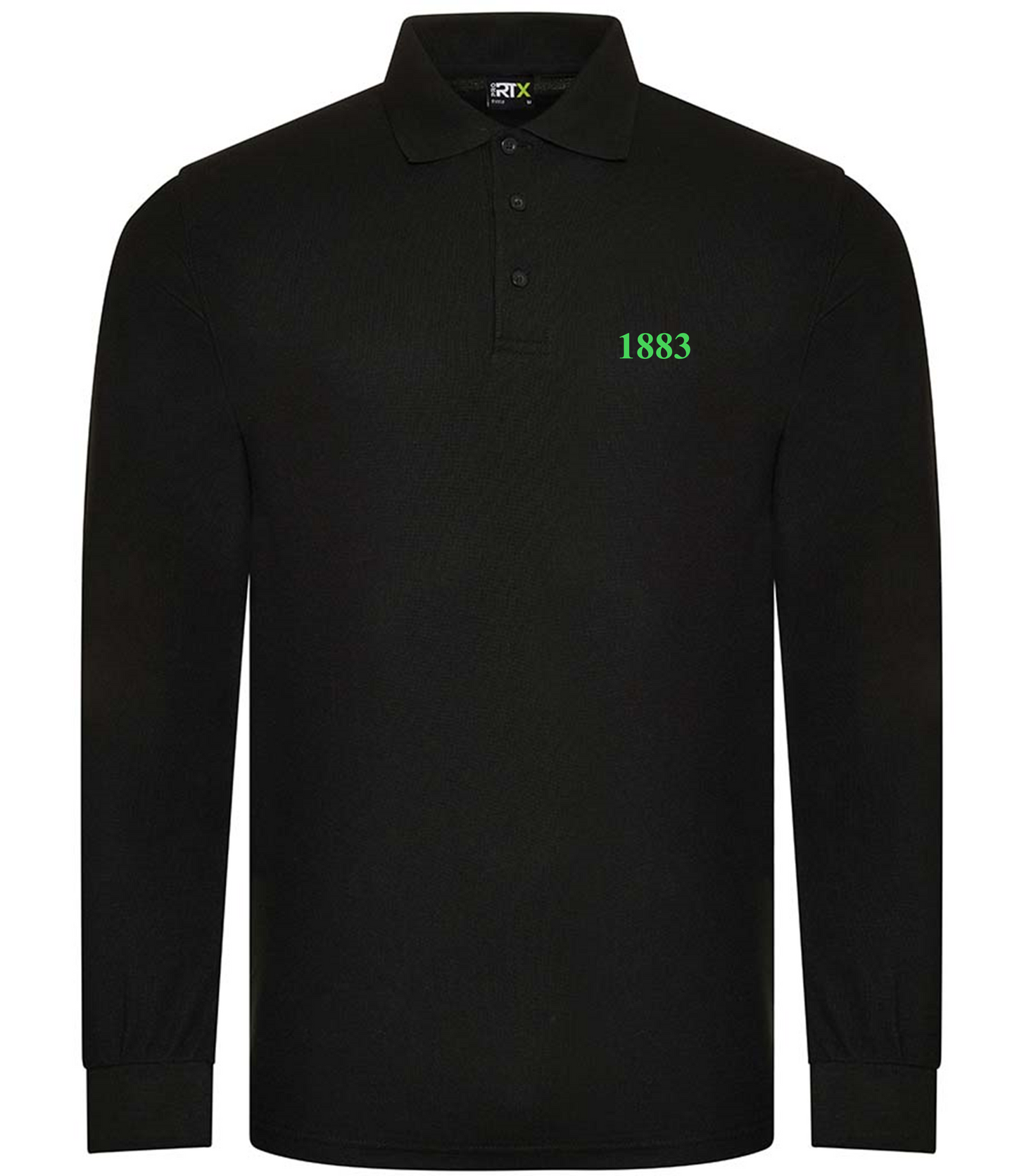 1883 Long Sleeve Fitted Polo (Badge colour option) - Small to 4XL