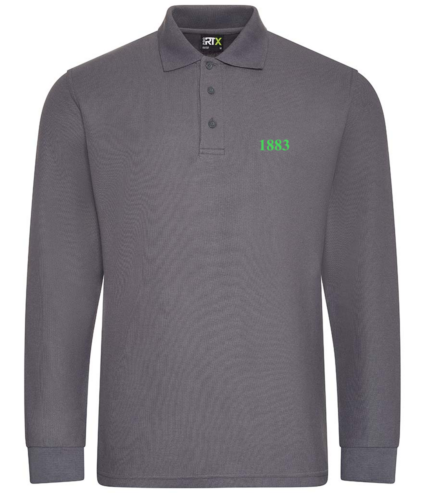 1883 Long Sleeve Fitted Polo (Badge colour option) - Small to 4XL