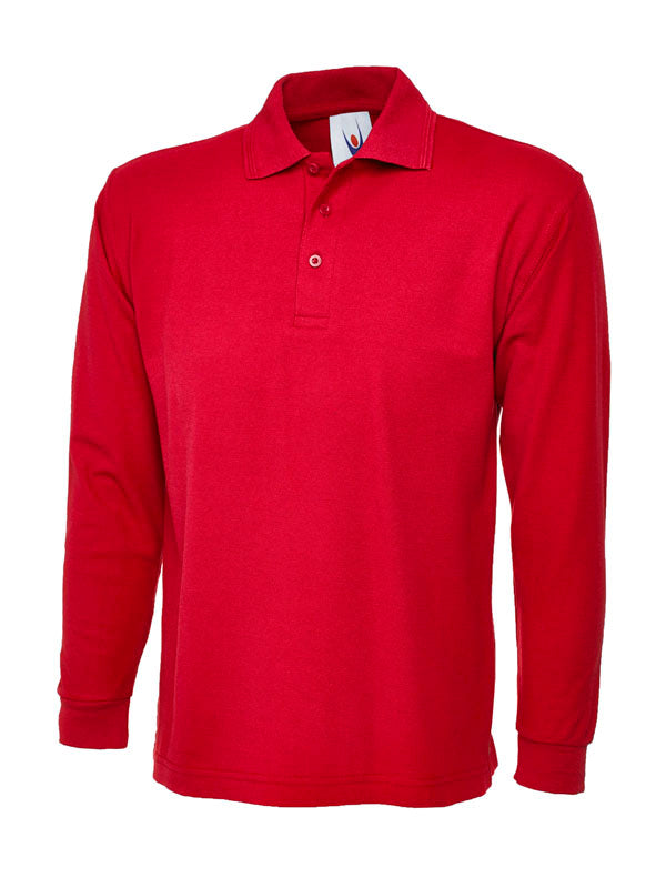 Longsleeve Pique Poloshirt - UC113 (XS-4XL)