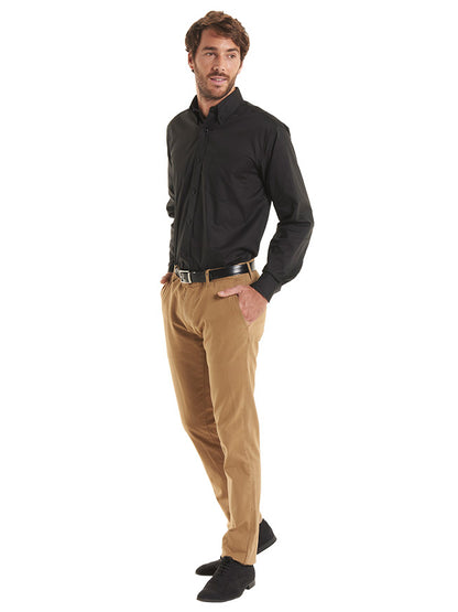 Mens Pinpoint Oxford Full Sleeve Shirt - UC701