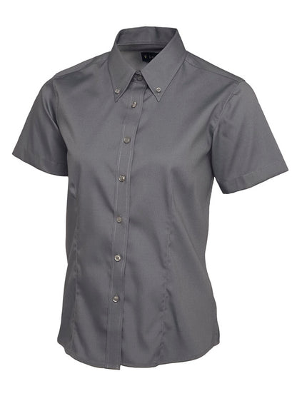 Ladies Pinpoint Oxford Half Sleeve Shirt - UC704 (XS-5XL)