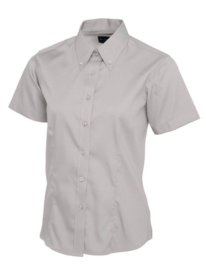 Ladies Pinpoint Oxford Half Sleeve Shirt - UC704 (XS-5XL)