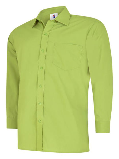 Mens Poplin Full Sleeve Shirt - UC709 (Colours)