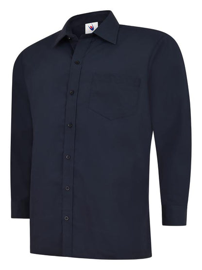 Mens Poplin Full Sleeve Shirt - UC709 (Colours)