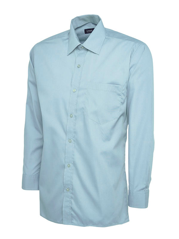 Mens Poplin Full Sleeve Shirt - UC709 (Colours)