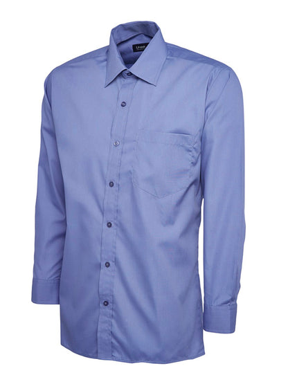 Mens Poplin Full Sleeve Shirt - UC709 (Colours)