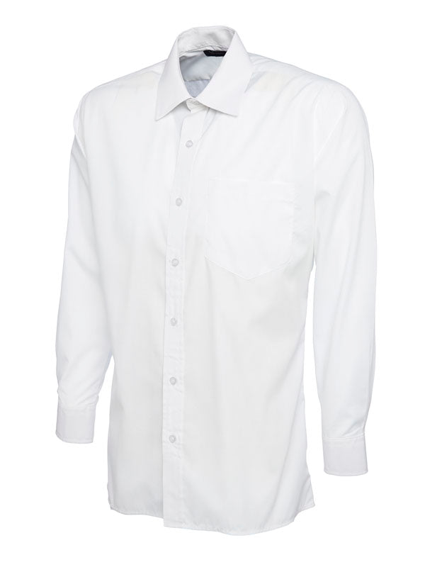 Mens Poplin Full Sleeve Shirt - UC709 (B&W)